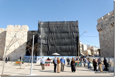 Jaffa Gate under scaffolding, tb011610598