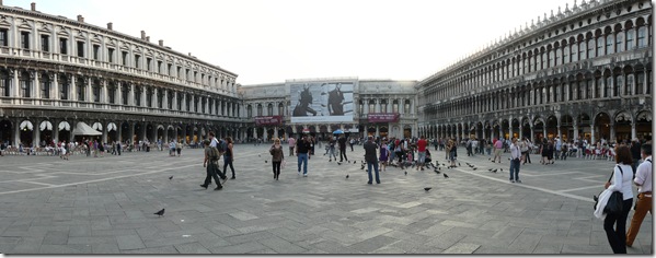 Other end of St Marks Square (just like the one in Las Vegas!)