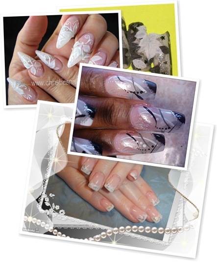 View Nail Arts in Black & White Colors