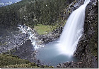 The Krimmler waterfall, Austria