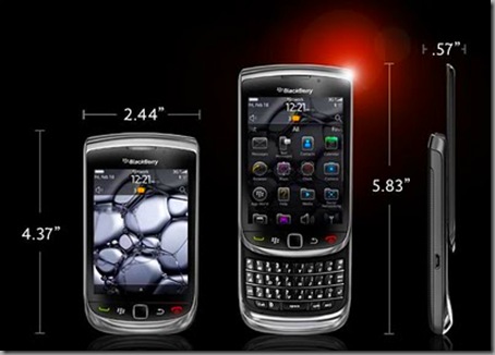 Blackberry torch 9800 smartphone