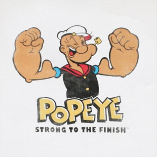 Popeye Strong to the Finish