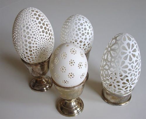 Carved eggshells. Like nothing Ive ever seen.