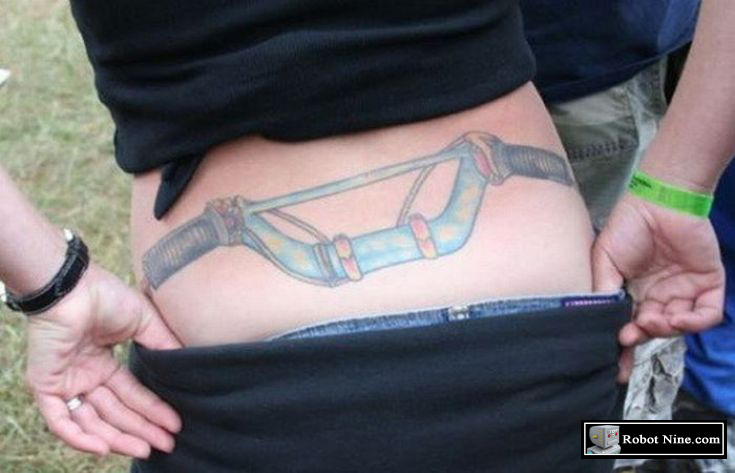 We thought we had found the absolute best tramp stamp tattoo ever when we 
