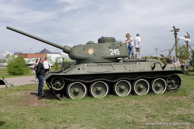 Russian Soviet Tank T-34 Т34 85 Русский Советский Танк T-34 Т34 85 Технический Музей Тольятти