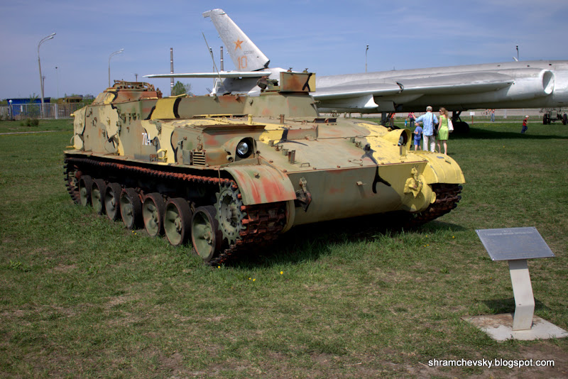 Russian Soviet GMZ-2 Mechanical Mine Layer Русский Советский Гусеничный минный заградитель ГМЗ-2 Технический Музей Тольятти