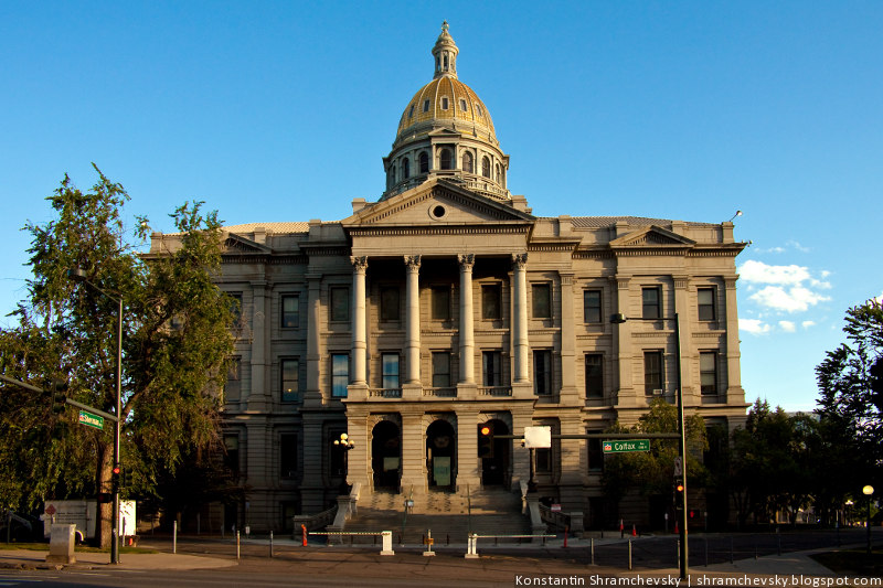 США Америка Колорадо Денвер Капитолий USA America Colorado Denver Capitol