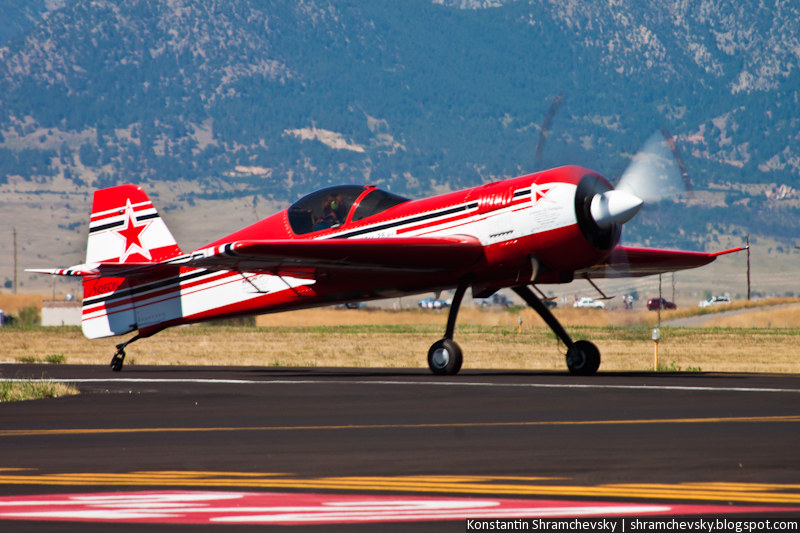 USA Colorado Airshow Sukhoi Su-26 aerobatics Сухой Су-26 Самолёт пилотажный аэробатика
