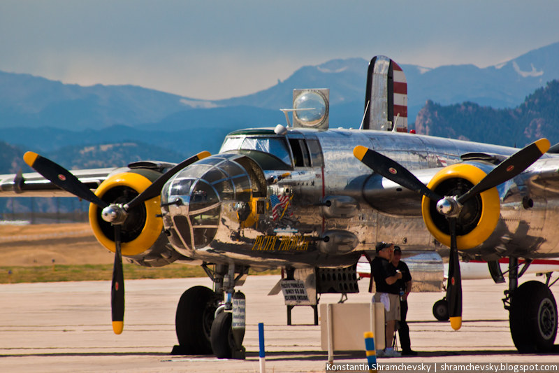 Pacific Prowler B-25 Mitchell USAF Bomber Пасифик Праулер Б-25 Митчелл ВВС США Бомбардировщик