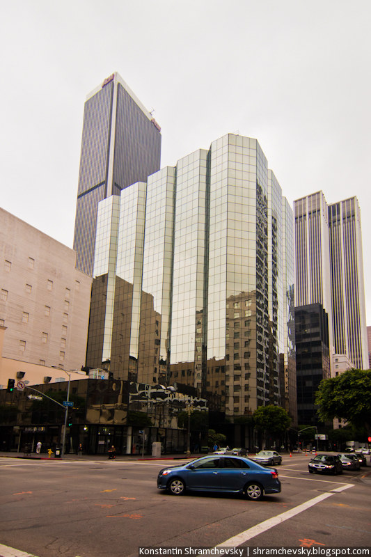 USA California Los Angeles Downtown США Калифорния Лос-Анджелес Центр Даунтаун