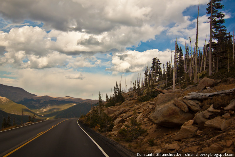 USA Colorado Rocky Mountains National Park США Колорадо Роки Маунтинз Национальный Парк Скалистые Горы