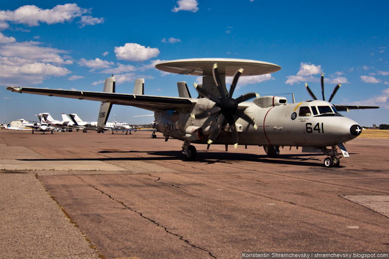 USA AF Air Force Grumman E-2 Hawkeye США ВВС Грумман E-2 Хокай