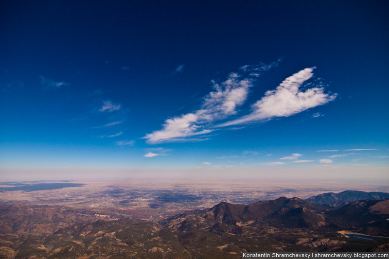 USA Colorado Rocky Mountains Pikes Peak США Колорадо Скалистые Горы Пайкс Пик