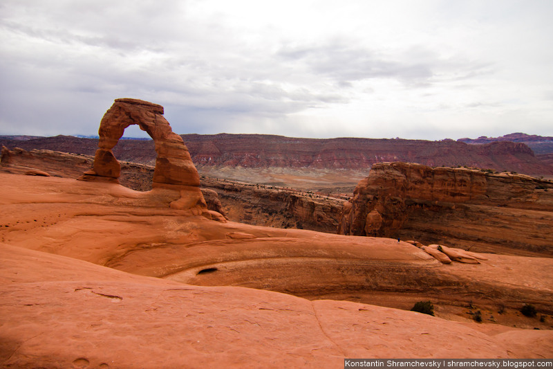 USA Utah Moab Arches National Park Delicate Arch США Юта Моаб Национальный Парк Арки Деликатная Нежная Арка