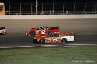 #8 John Bickle racing with John Owen at Kawartha Speedway, May 29, 2009