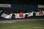 Racing action with Jeff Hanley and TJ Woolsey