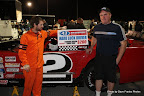 #16 Rob Bickle and #2 John Owen share the Standing Arrows Smoke Shop Hard Luck Driver Award