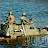 Panhard M11 do Regimento de Cavalaria N.º 3 em treino anfíbio