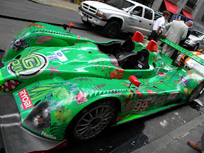 Green Race Car