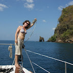 an diesem Felsen hingen drei Piraten zur Abschreckung (Pirates of the Caribbean 1)