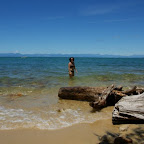 Weihnächtliches Bad beim Abel-Tasman-Nationalpark