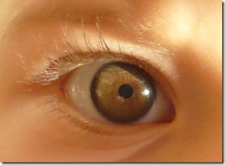 zöldesbarna szem