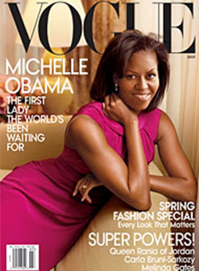 First Lady Michelle Obama Vogue Cover Picture