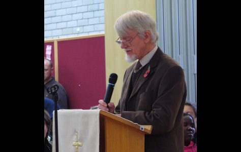 A poem presented on behalf of the Anglican congregation at St Andrew's.