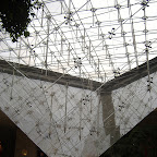 Inside the Louvre.