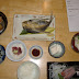 My dinner! All traditional Yakushima cuisine. I can't remember what everything weas exactly, but there's a bit of chicken, sweet potato, different sorts of sashimi and tofu. I believe the biggest fish is a flying fish. It really did not have eyes even though it might look that way on the photo.