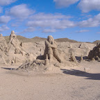 Robinson Crusoe in the center, Treasure Island on the left and Madagascar on the right.