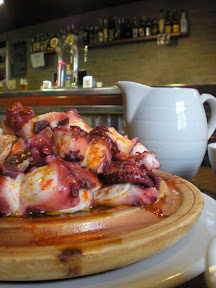 a plate of octopus