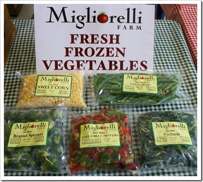 frozen veg, migliorelli farm