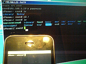 Доступ к iphone по ssh
