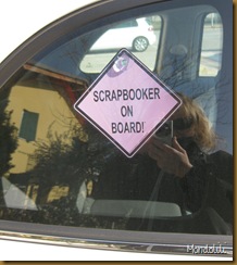 Scrapbooker on board Scrapbooker on board