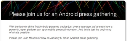 googlephone invitelg2 Google anuncia conferencia de prensa para el 5 de Enero