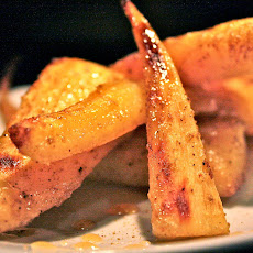 Roasted Parsnips with Cumin and Chestnut Honey