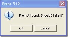 file not found