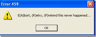 abort retry pretend