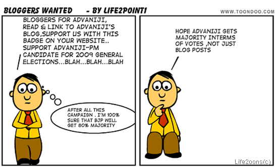 bloggers for advani