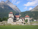 Warownia w okolicach St. Moritz