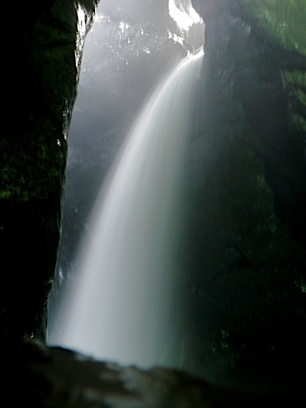 One of the 10 Chutes in Trummelbach Falls