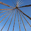  &ndash; Houten skelet van de wigwam