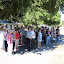 Crowd gathering for Ribbon Cutting