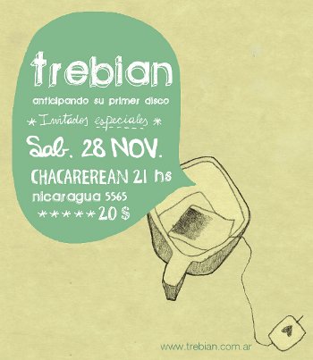 Trebian en vivo en el Chacarerean teatre