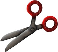 imagem decoupage clipart  Sewing Scissors