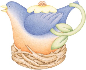 Bluebird Teapot