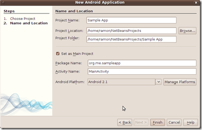 Android - New project