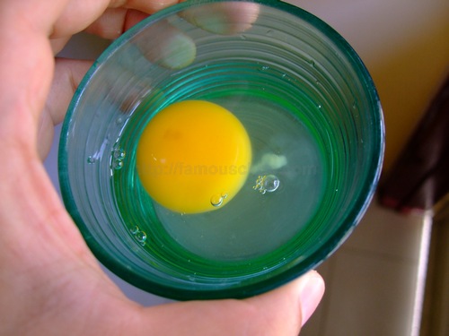 raw egg drink