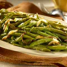 Roasted Green Beans With Lemon Vinaigrette Drizzle
